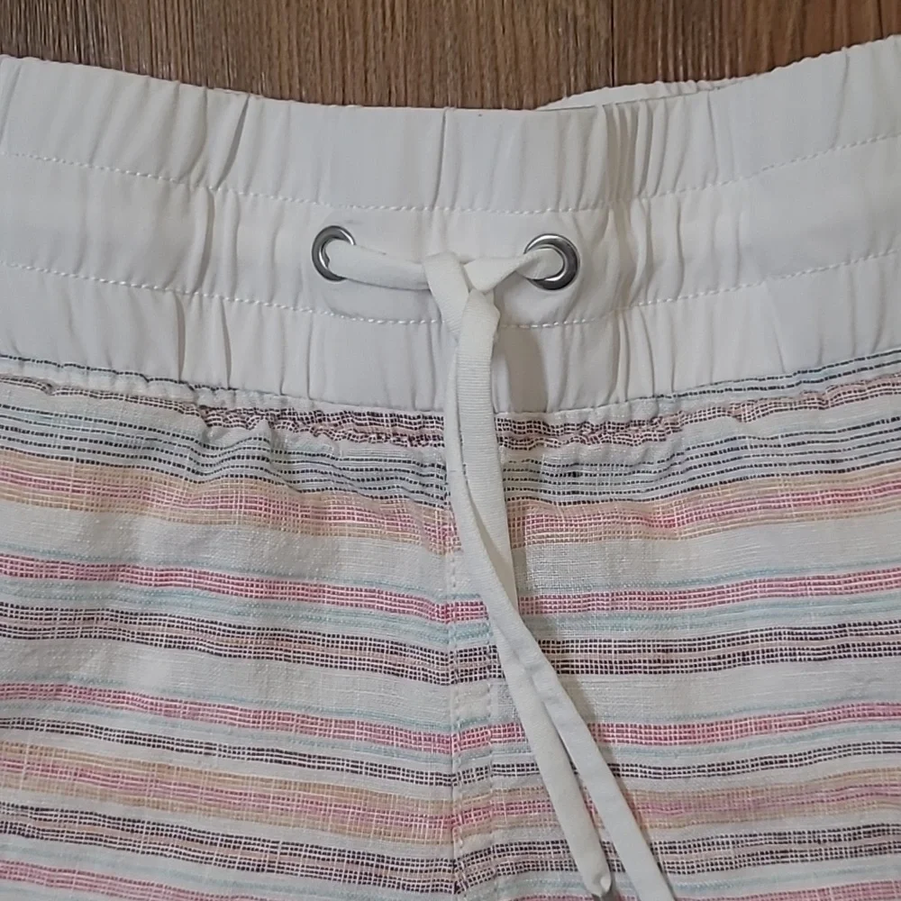 Athleta Multicolor Striped Athletic Shorts‎